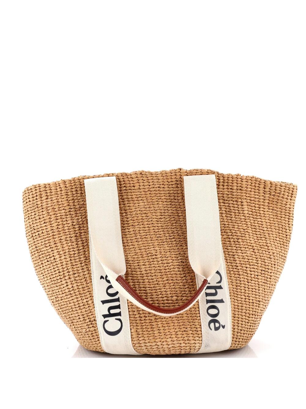 Chloe X Mifuko Woody Tote Raffia Large #356415C12B
